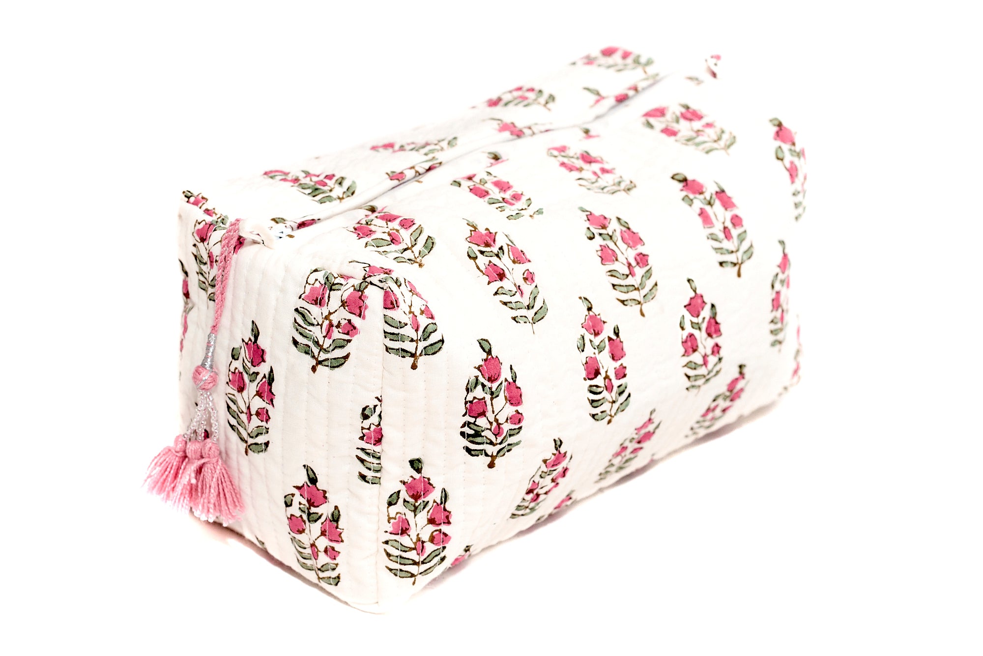 Pink Iris Cosmetic Bag Neve & Noor