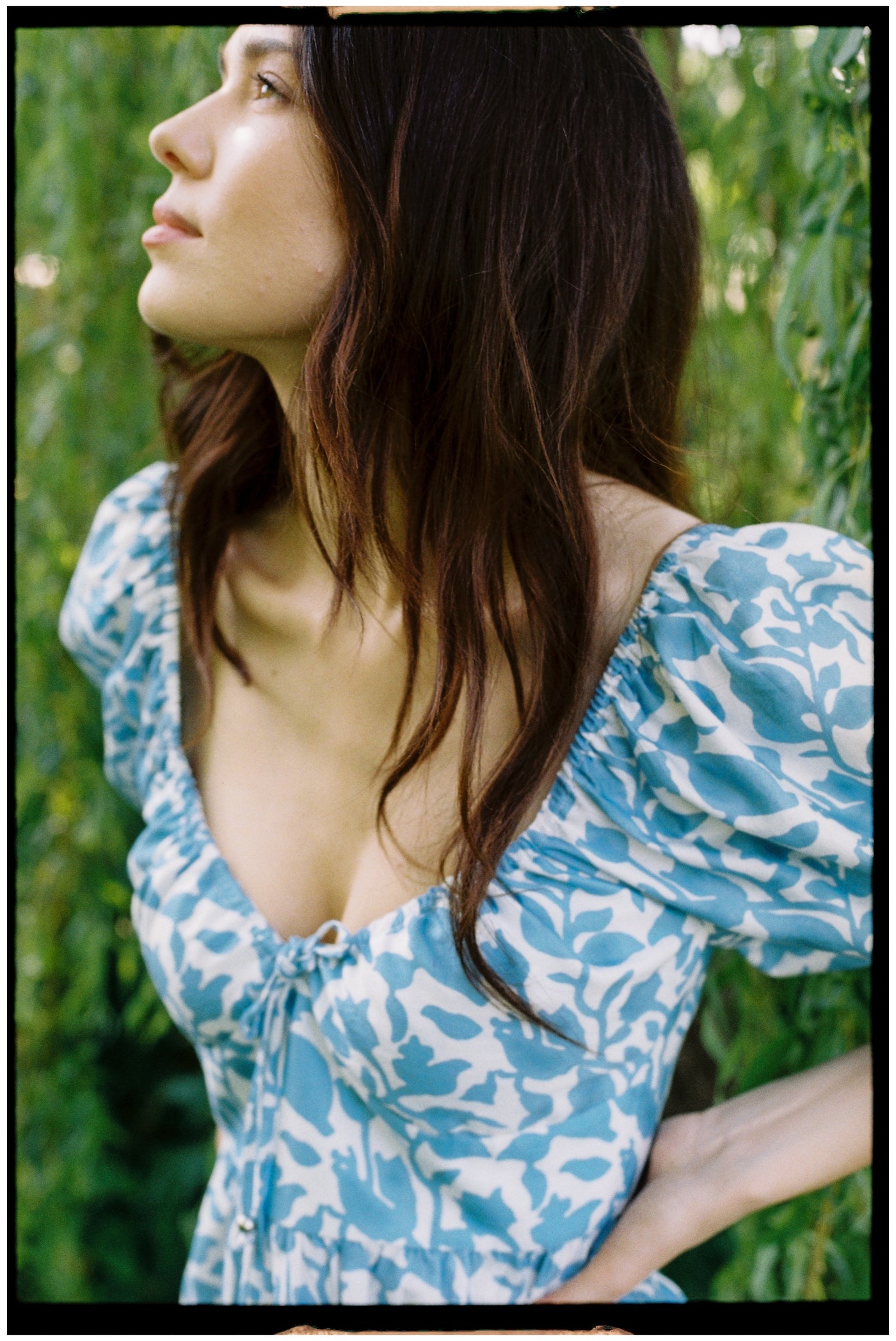 Lottie Dress Sky Blue Petals