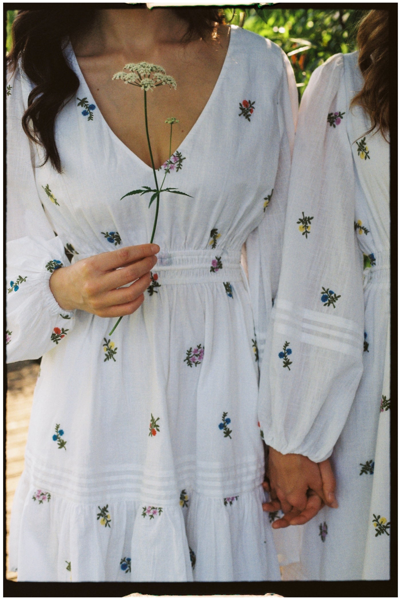 Whitney Dress Wildflower Embroidery
