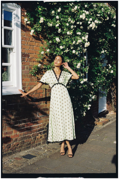 Cleo Dress Pear Orchard