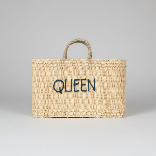 'QUEEN' Medium Wicker Basket