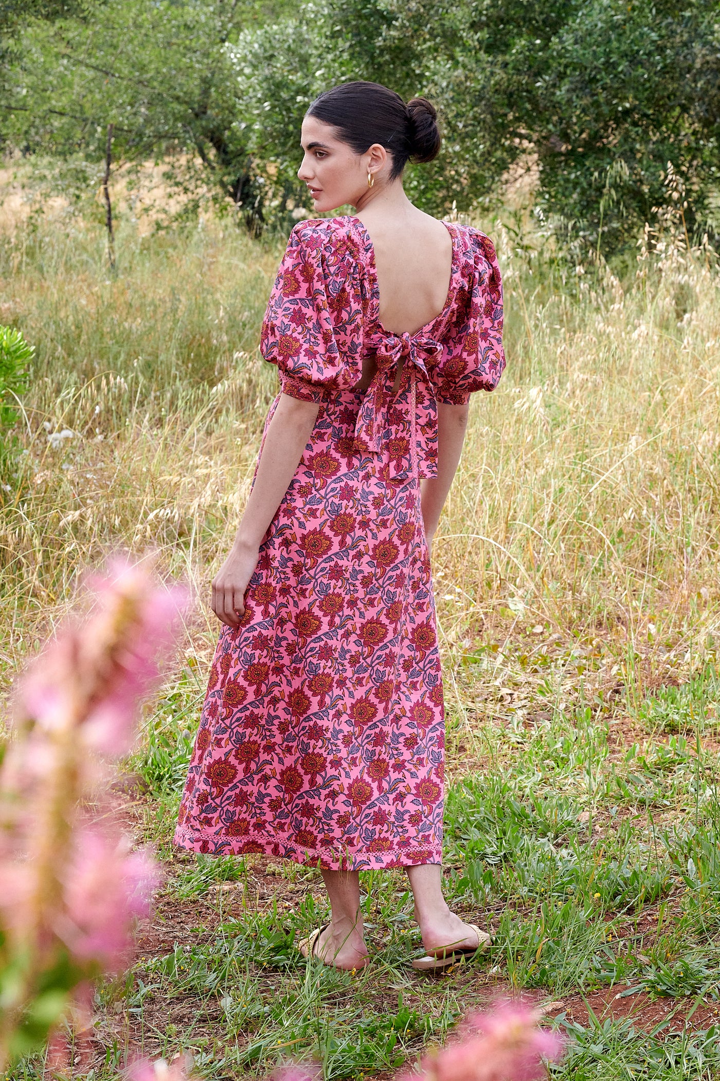 Nova Skirt in Magenta Rose