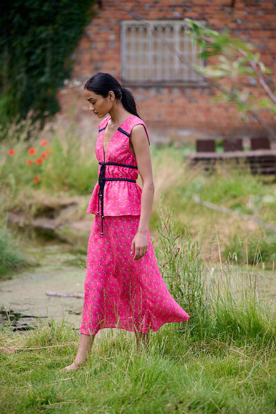 Penny Skirt Fuchsia Bloom