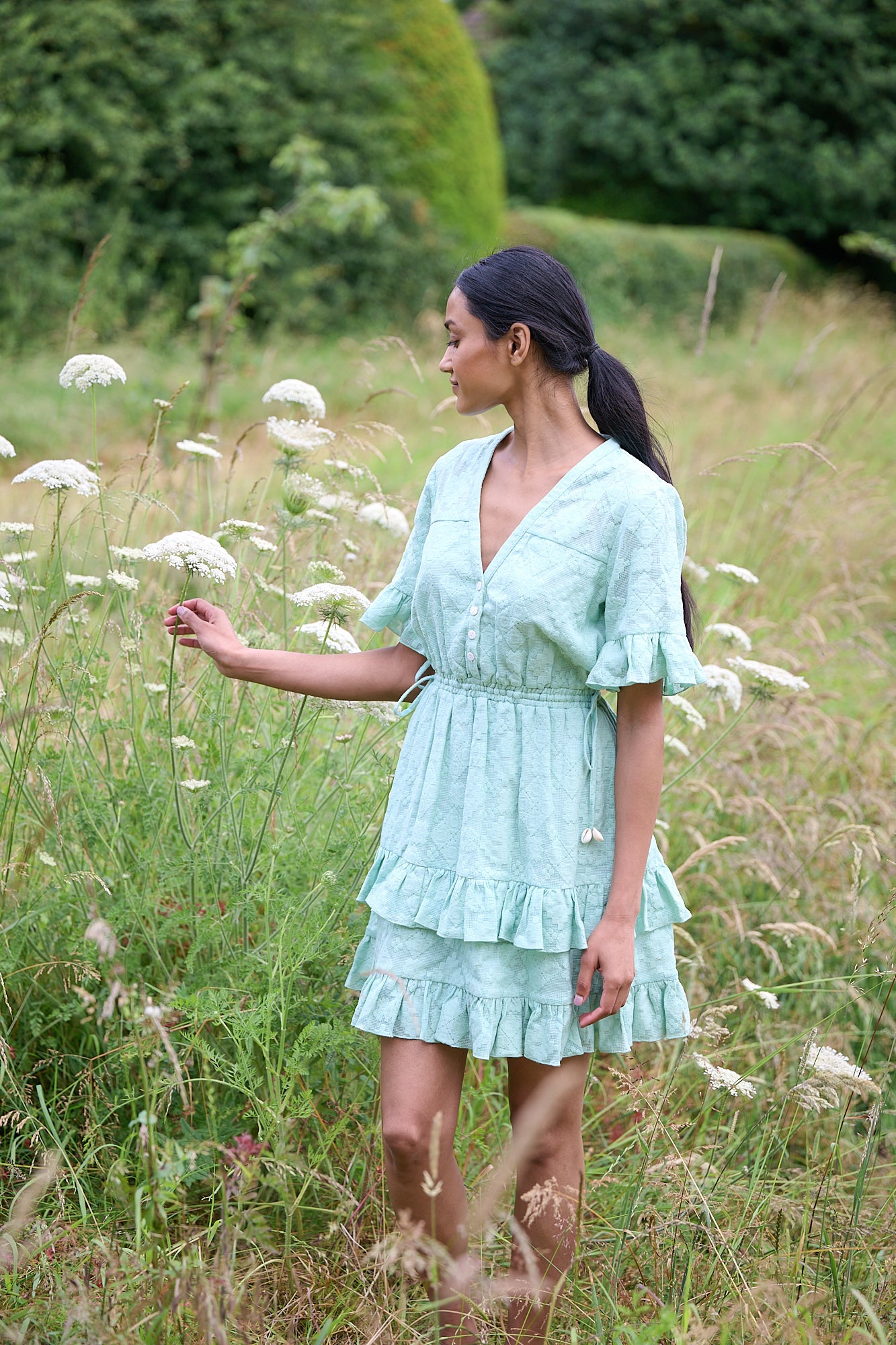 Eliza Mini Dress Mint
