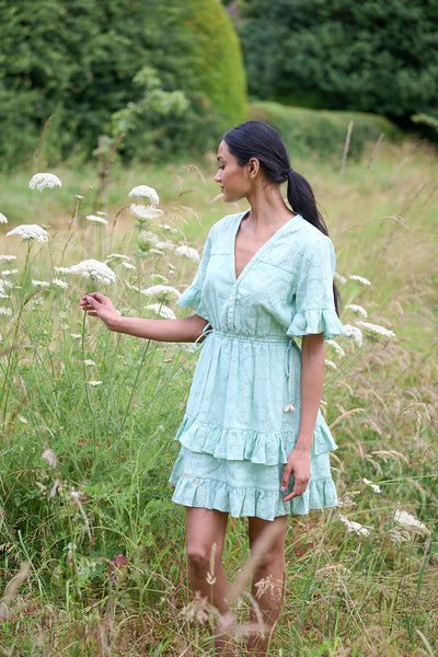 Eliza Mini Dress Mint