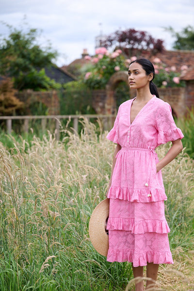 Celine Dress Bubblegum Pink