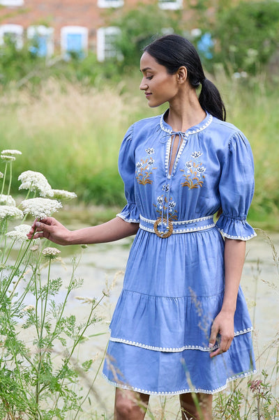 Roxy Mini  Dress French Cornflower