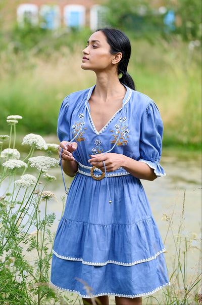 Roxy Mini  Dress French Cornflower