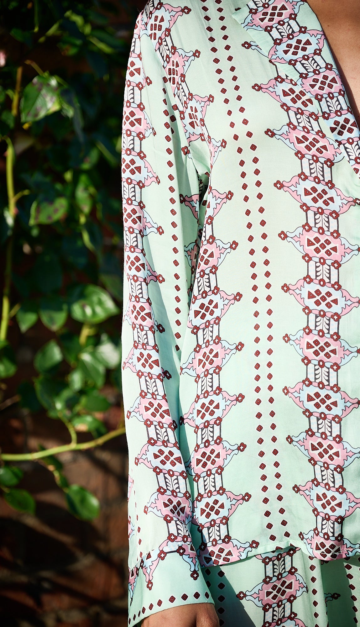 Maggie Shirt Aztec Minty