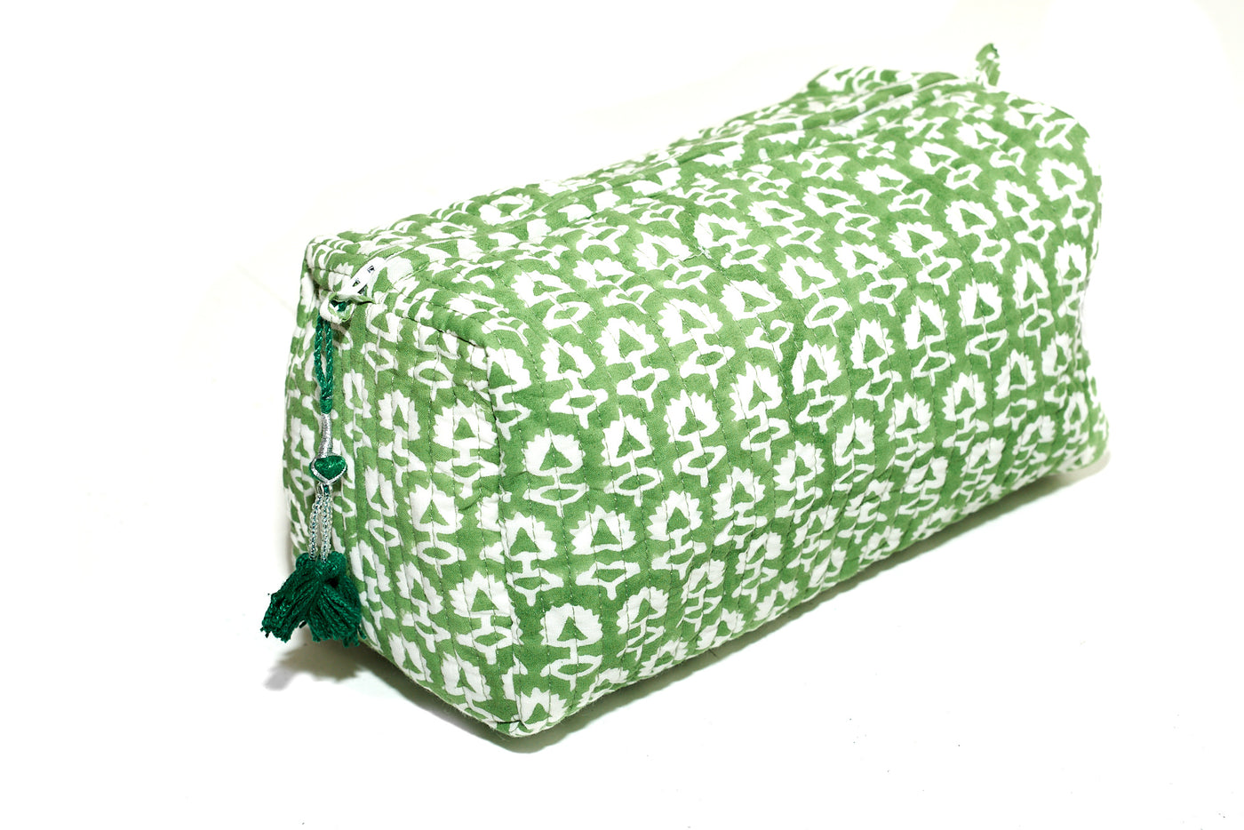 Fern Green Cosmetic Bag