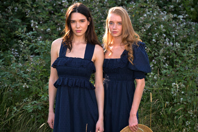 Beth Dress Navy