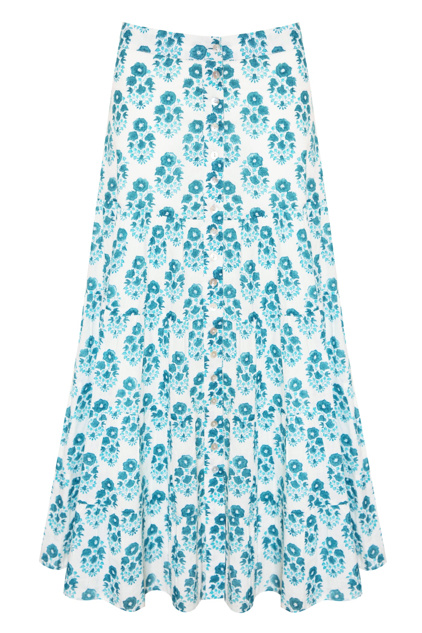 Maddison Skirt in Aqua Pearl