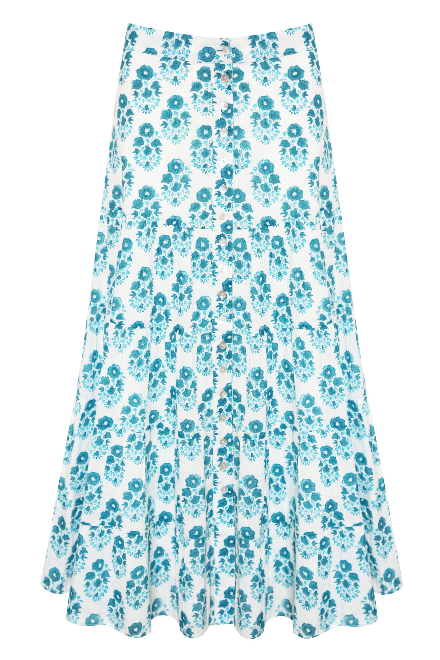 Maddison Skirt in Aqua Pearl