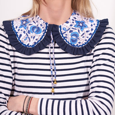 Classic Collar in China Blue