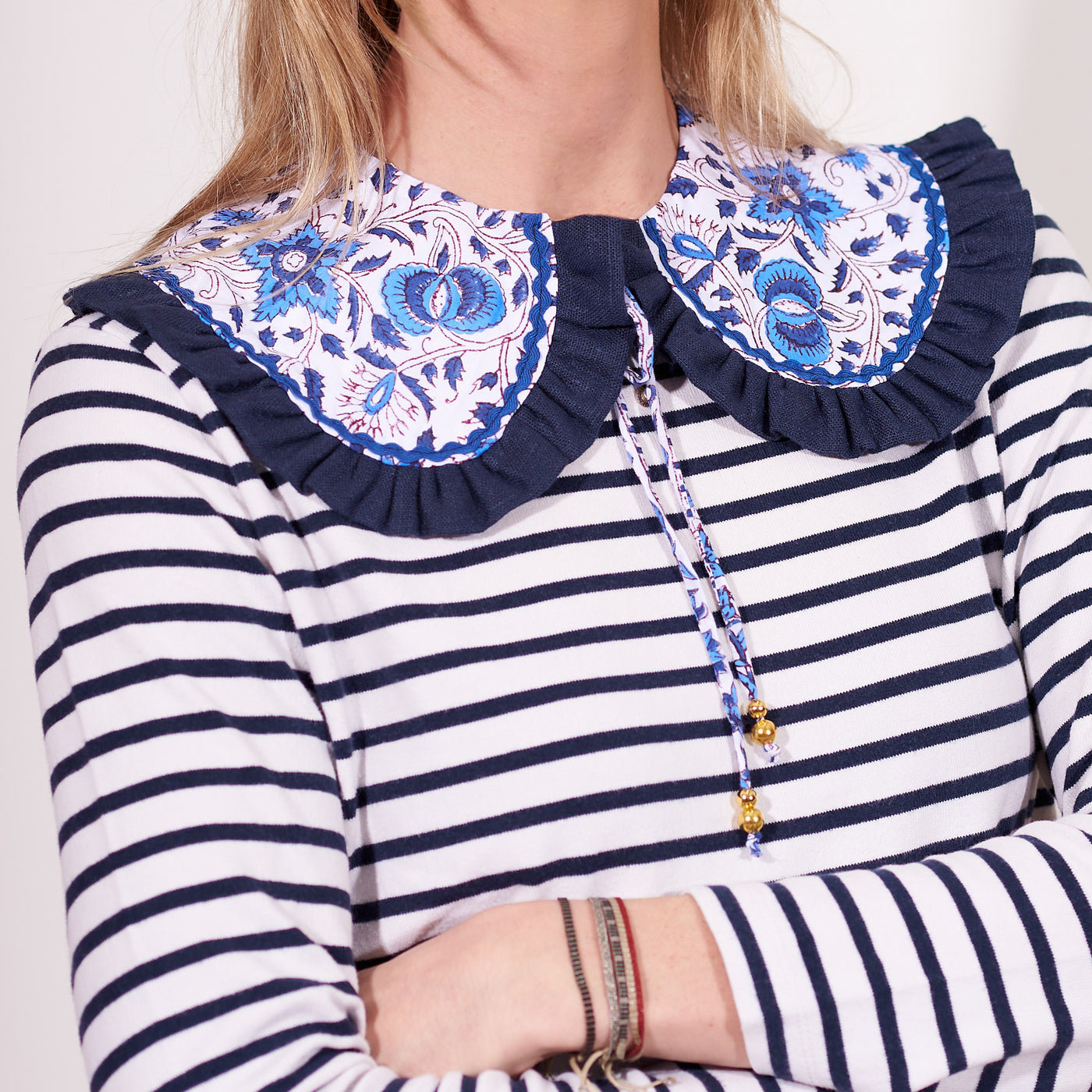 Classic Collar in China Blue