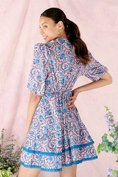 Isabelle Dress in Orchid Chintz