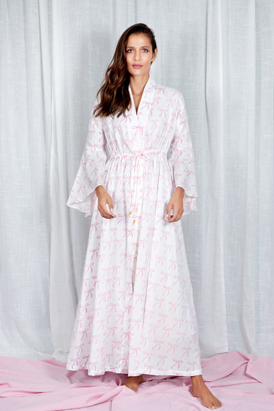 Dressing Gown in Pink Bow